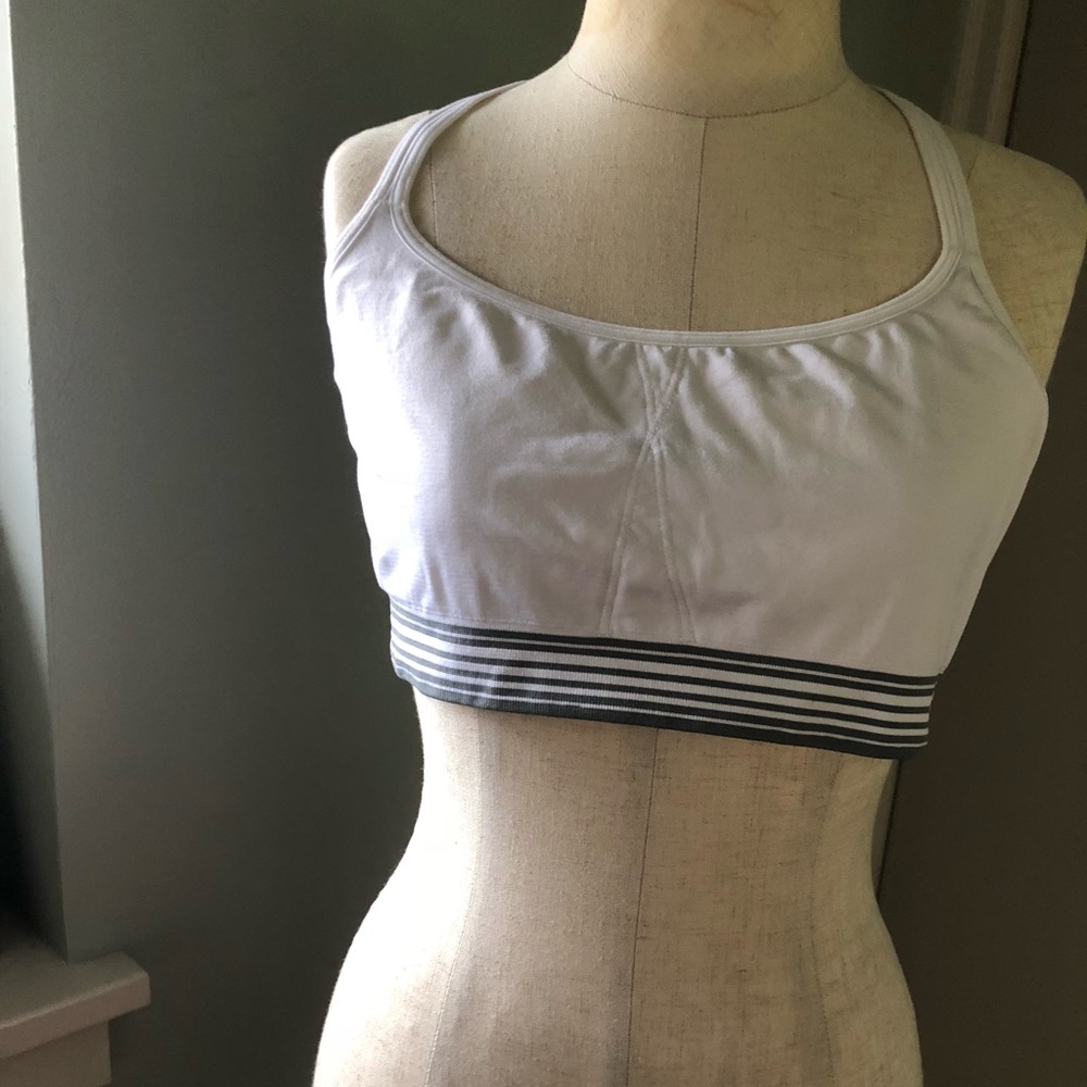 Athlete White Sports Bra